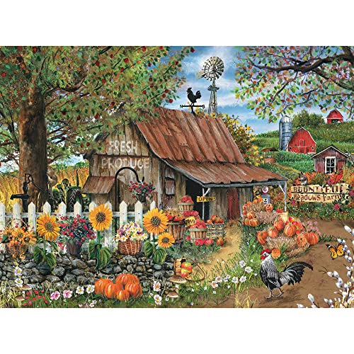 Bits and Pieces Jigsaw Puzzles for Adults 300 Pieces - Bountiful Meadows Bits and Pieces