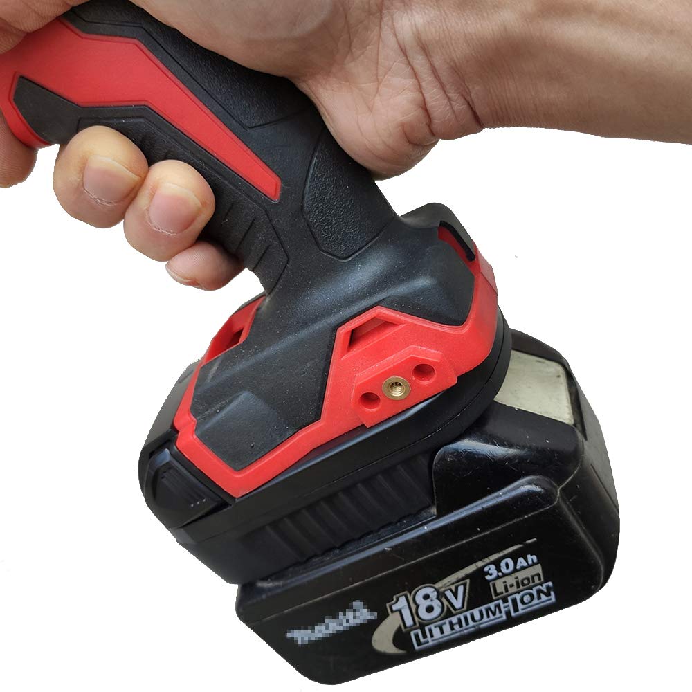 Battery Adapter for Makita to Milwaukee M18 18V Lithium Cordless Tool, Convert Makita 18V LXT Lithium Battery BL1860B/BL1850B/BL1830/BL1815 to Milwaukee 18 Volt Lithium-Ion M18 Battery Converter XFYBZN
