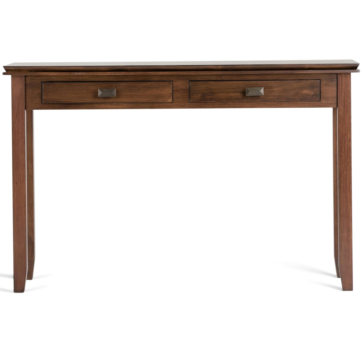 SIMPLIHOME Artisan SOLID WOOD 46 Inch Wide Transitional Console Sofa Table in Russet Brown, For the Living Room, Entryway and Bedroom SIMPLIHOME