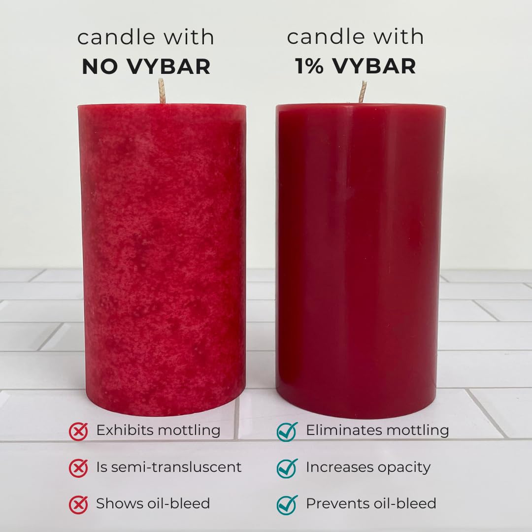 Vybar 103 Wax Additive for Candle Making | 1 lb Candle Wax Modifier for for Pillars, Votives, & Molded Candles | Candle Making Supplies Direct Candle Supply