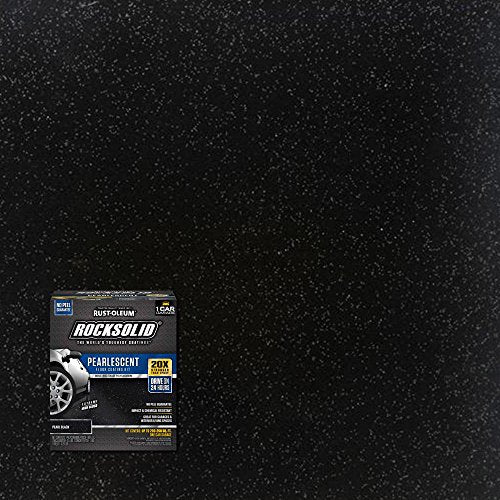 Rust-Oleum 306325 RockSolid Pearlescent 1 Car Garage Floor Coating Kit, Pearl Black Rust-Oleum