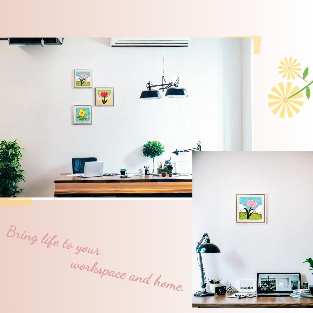 Speedura Embroidery Punch Needle Kit for Beginners β Embroidery Set with Frame & Video Tutorials for Adults & Kids | Needle Punching Kit with Patterns for Wall Art (Blooming Serenity) Speedura