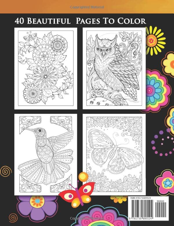 Coloring Book for Adults: Amazing Swirls and Paisley Patterns For Relaxation: Cute and Fun Designs to Color Majosta