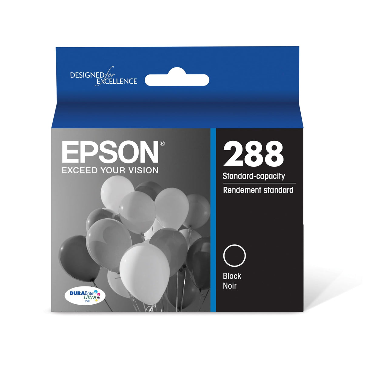 EPSON 288 DURABrite Ultra Ink Standard Capacity Black Cartridge (T288120-S) Works with Expression XP-330, XP-430, XP-434, XP-340, XP-440, XP-446 Epson