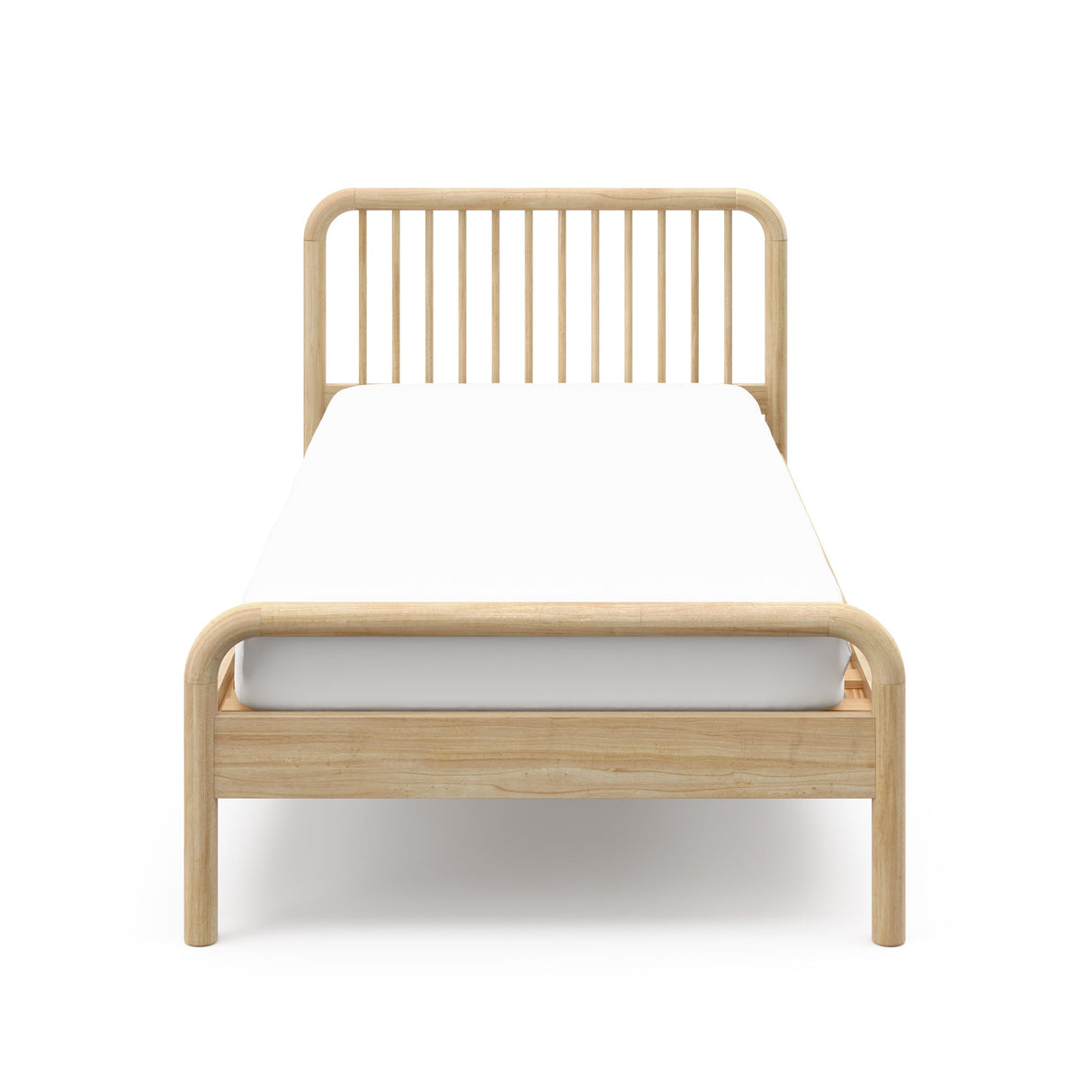 Storkcraft Next Porto Twin Bed (Natural) – GREENGUARD Gold Certified Fits Standard Twin Mattress, Sleek and Elegant Design, Easy to Assembly, Easy-to-Match Style STORKCRAFT