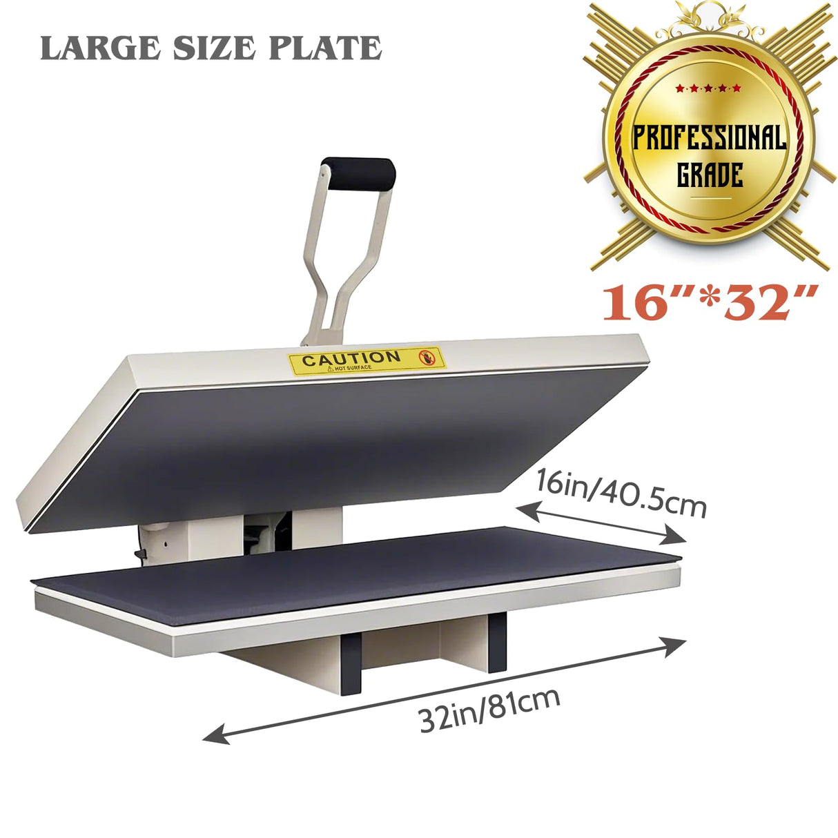 16x32 Inch Heat Press, 110V 2600W High Pressure Clamshell Heat Press Machine for Business, Large Professional Digital Control Heat Transfer Machine for Sublimation Anranni