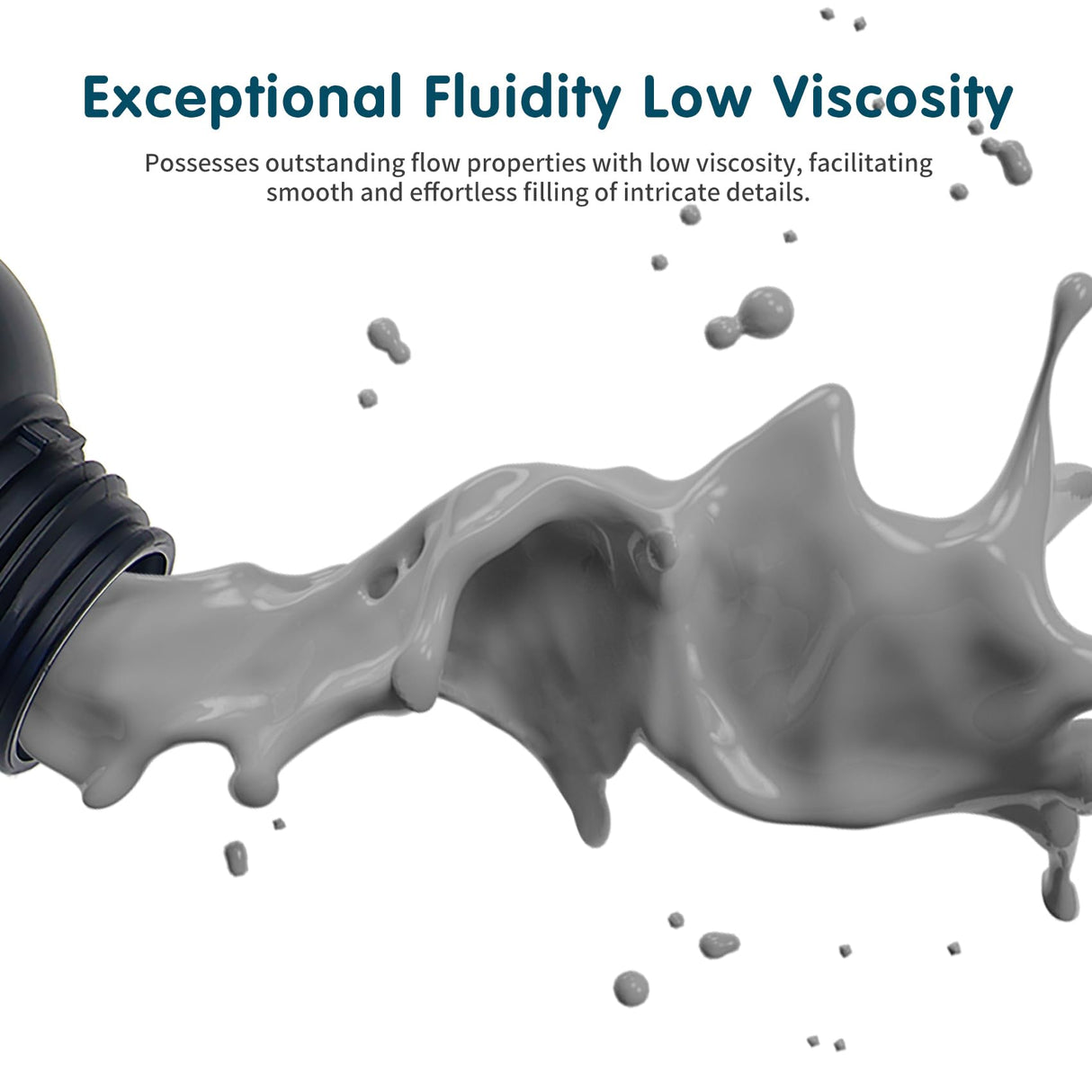 FUNCRECOL Tough Resin,Durable 3D Printer Resin with High Precision and High Toughness 365-405nm UV-Curing Resin Flexible Photopolymer Resin for LCD/DLP 3D Printing,1000G FUNCRECOL