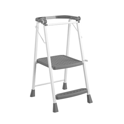 COSCO 2-Step Kitchen Stepper™ Adult Folding Step Stool, Kids Folding (Steel/Resin)