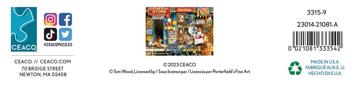 Ceaco - Tom Wood - The General Store - 1000 Piece Jigsaw Puzzle Ceaco