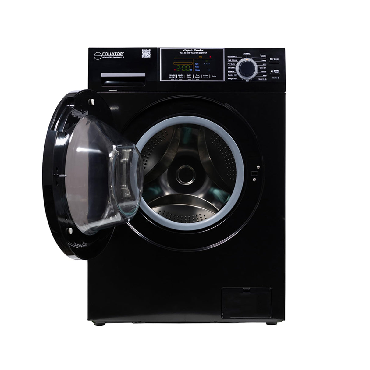 Equator All-in-One Washer Dryer VENTLESS/Vented PET Cycle 1.62cf/15lbs 110V Equator Advanced Appliances