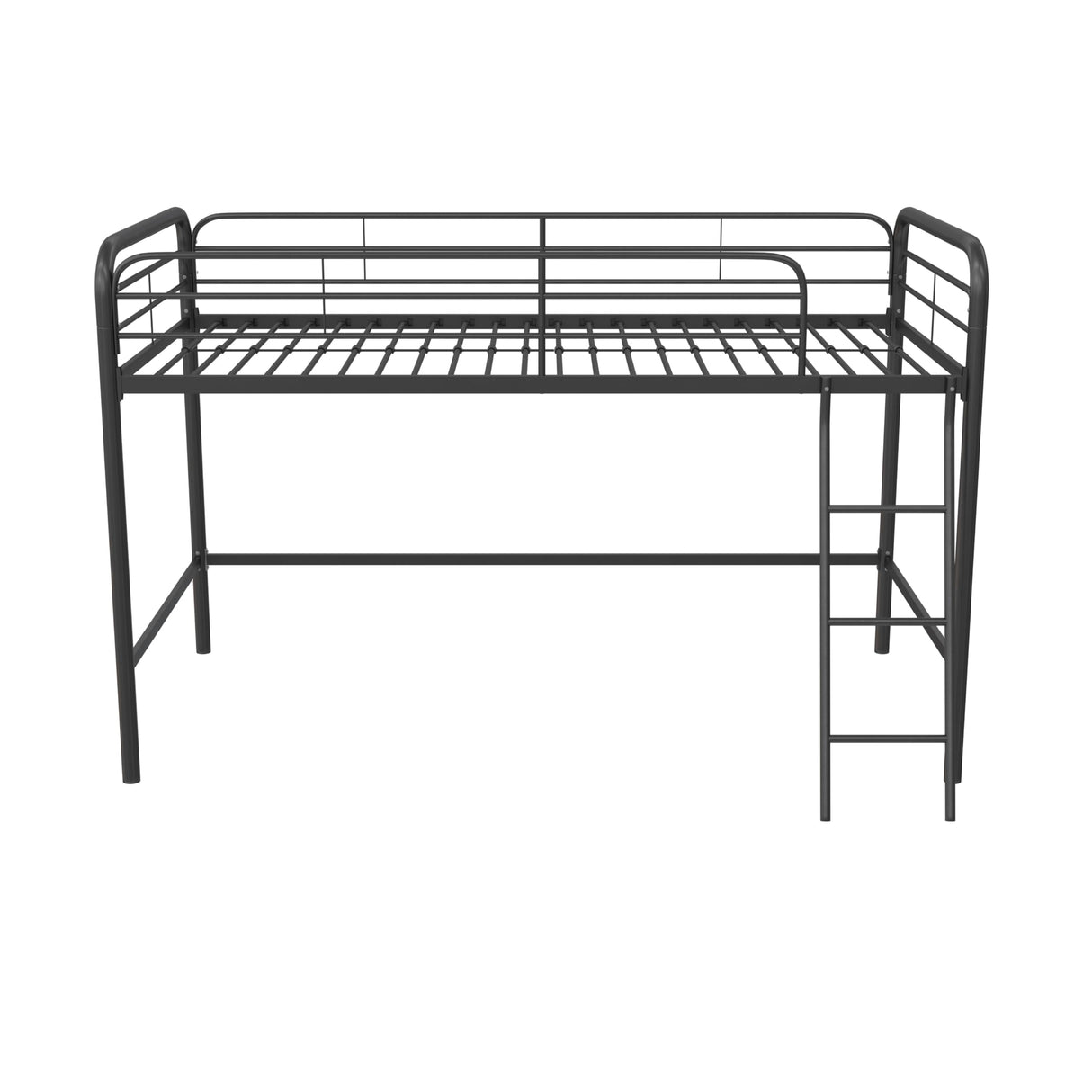 DHP Jett Junior Twin Metal Loft Bed, Black DHP