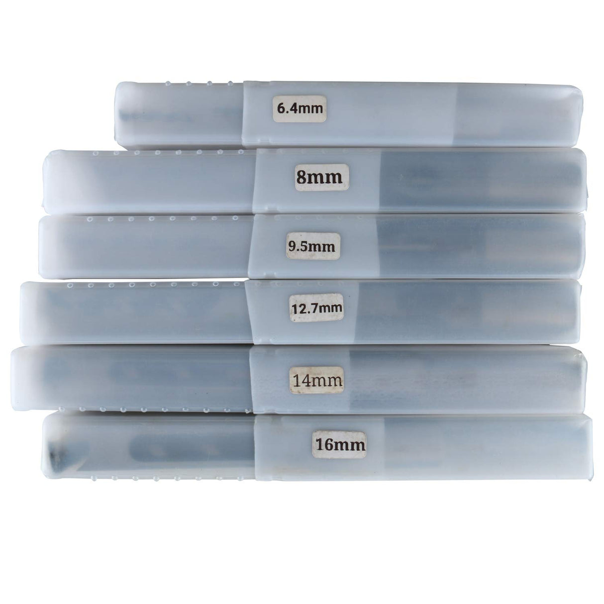 6pcs Square Hole Mortise Chisel Drill Bit Tools, 5/8" 9/16" 1/2" 3/8" 5/16" 1/4" HSS Woodworking Hole Saw Mortising Chisel Drill Bit Set, Different Sizes YaeKoo