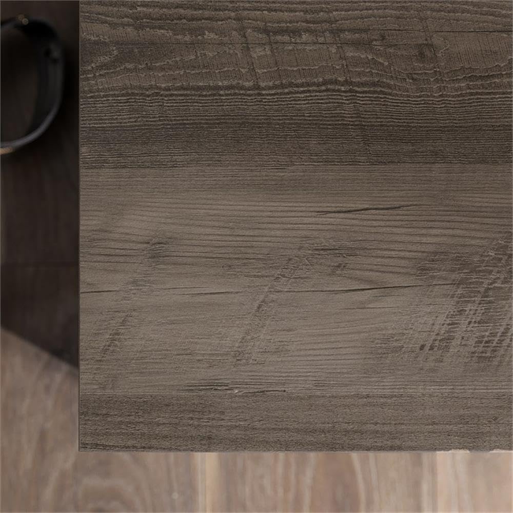 Walker Edison August Modern Farmhouse X Back Hall Tree with Bench, 72 Inch, Grey Wash Walker Edison