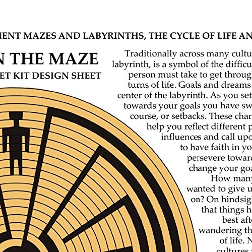 Coiled Basket Kit - Maze Design Traditional Craft Kits