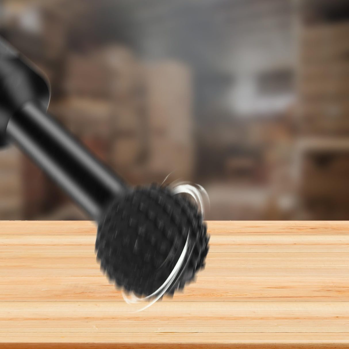 ZJRDYYK 4PCS Cylinder and Sphere Rotary Burr with 5/8-11 Threads for 4 1/2 and 5 Inch Angle Grinder, Ball Gouge Angle Grinder Attachments Power Carving Tools for Wood Carving Grinding Polishing ZJRDYYK