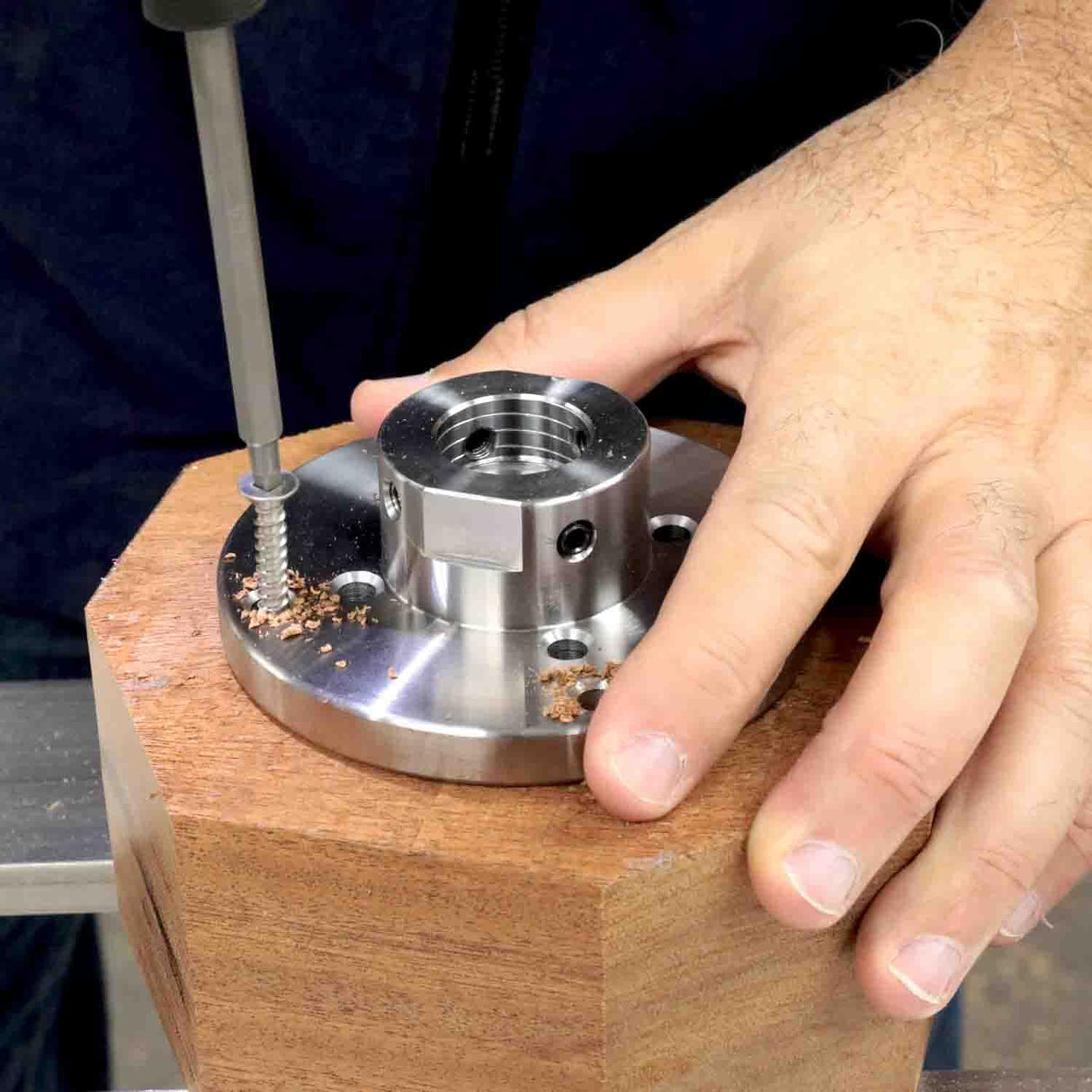 Hurricane Turning Tools, 3" Steel Faceplate For Wood Lathe, M33 x 3.5mm Hurricane Turning Tools