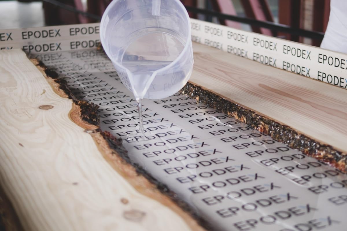 EPODEXยฎ Art Resin & Crafting Epoxy Resin Kit UV-Stabilized Jewelry, Coasters, Tumblers, Crafts, Solvent- & Bubble Free, Low Odor, All Surfaces Wood, Concrete, Glass | Up to 3/4 Inch 0.375-15 Gal 2:1 EPODEX