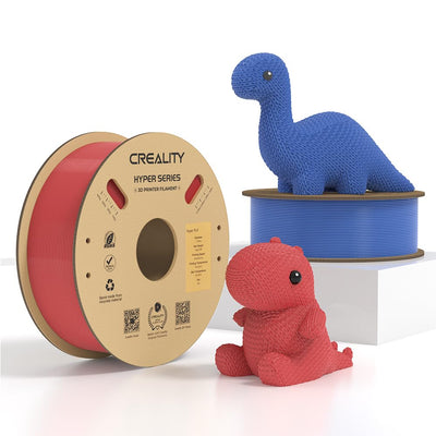 Official Creality Hyper PLA Filament Bundle, Up to 600mm/s High Speed 3D Printer Filament PLA, No-Tangling Stronger Toughness Fit Most 3D Printers