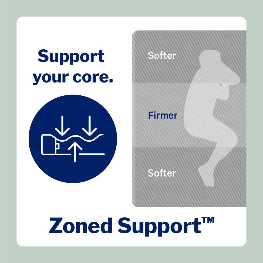 Casper Sleep Original Foam Hybrid Mattress, Queen Size - Medium Firm Memory Foam with Zoned SupportTM - 100-Night Trial - 10 Year Warranty - CertiPUR-US Mattress, Light Gray Casper