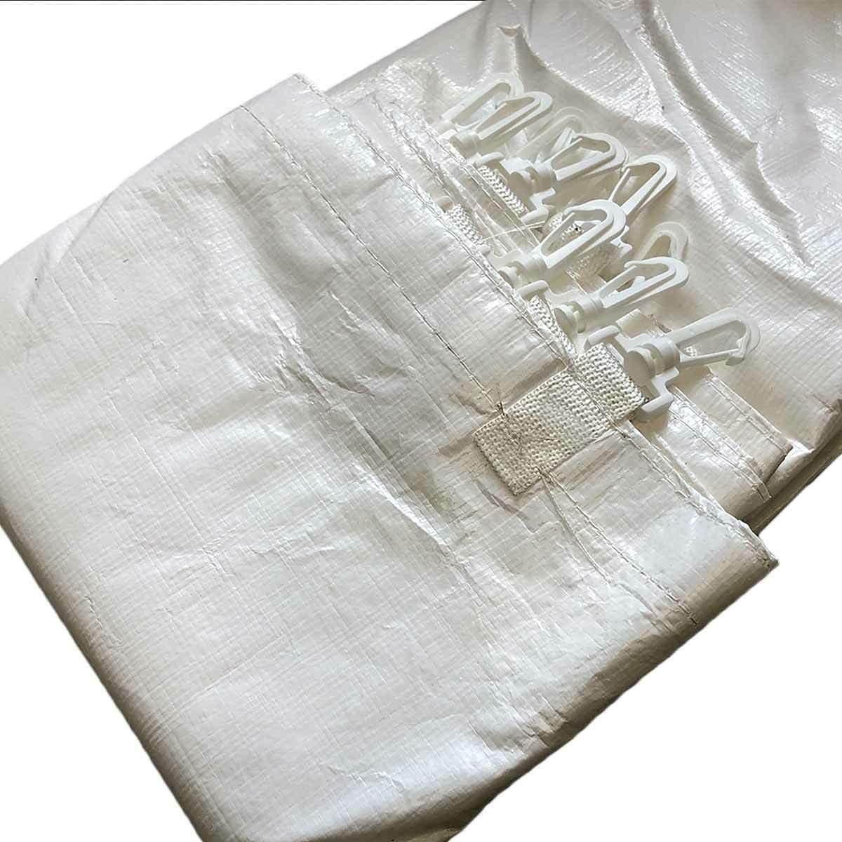 Moose Supply 20' x 40' Economy Sidewall Kit for Canopy Tent, Complete Set of (6) White 20' Foot Heavy Duty Side Walls for 7' Foot Height Party Frame and Outdoor Canopy Pole Tents, Tent Not Included Moose Supply