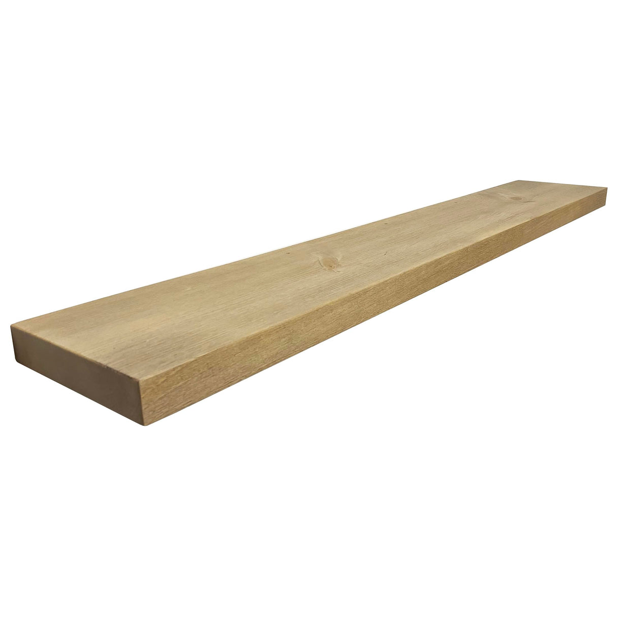 Joel's Antiques - 60 Inch Wooden Floating Shelves for Wall - Made of Natural Wood - Long Heavy Duty Rustic Fireplace Mantel & Book Shelf - Perfect for Living Room - Beige 60x10x2 in joelsantiques