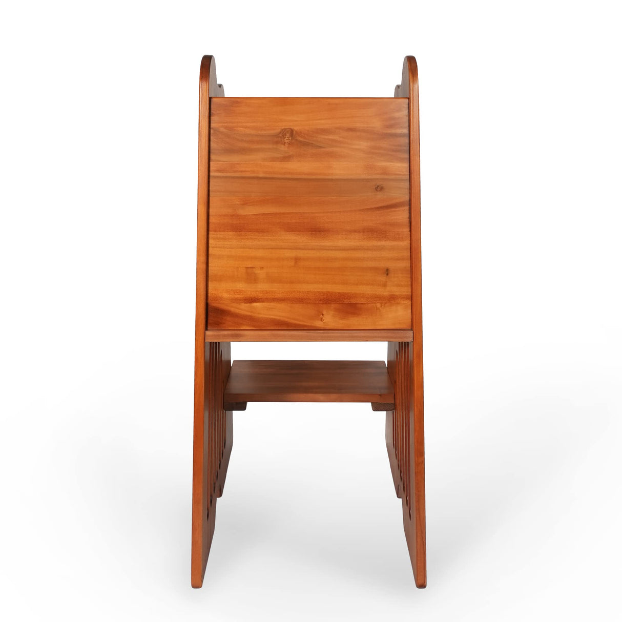 CONSDAN Toddler Tower, USA Grown Solid Hardwood, Kitchen Step Stool for Toddlers, Kids Standing Tower Kitchen Toddler Learning Stool, Kitchen Stool with Safety Rail for Kitchen Counter CONSDAN