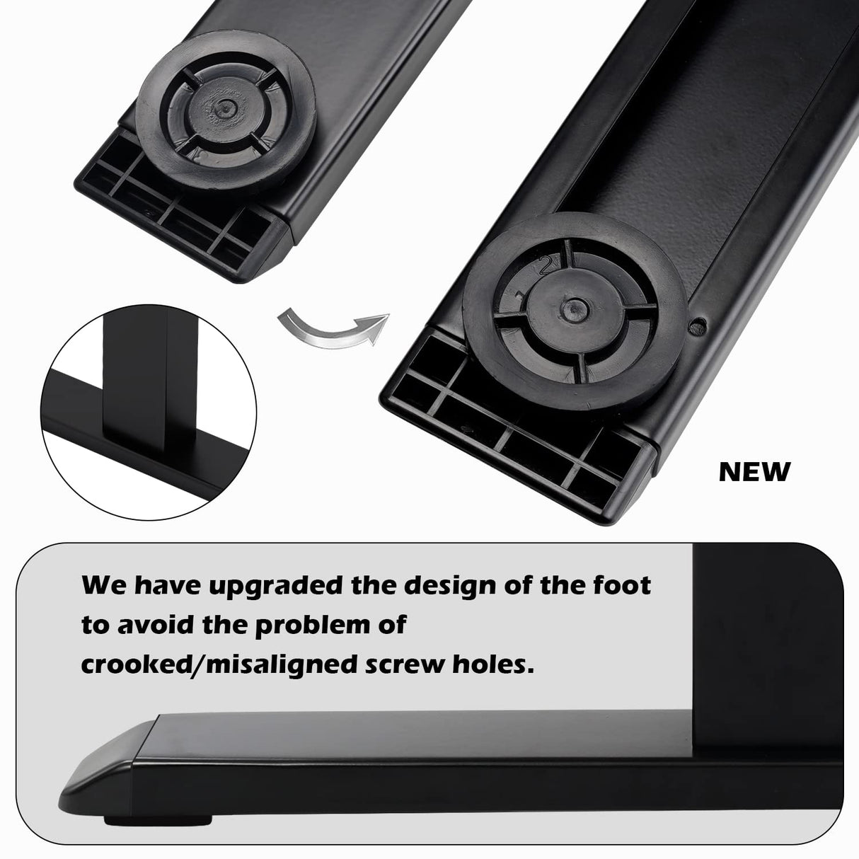 TOPSKY Dual Motor Electric Adjustable Standing Computer Desk for Home and Office (White Frame only) TOPSKY