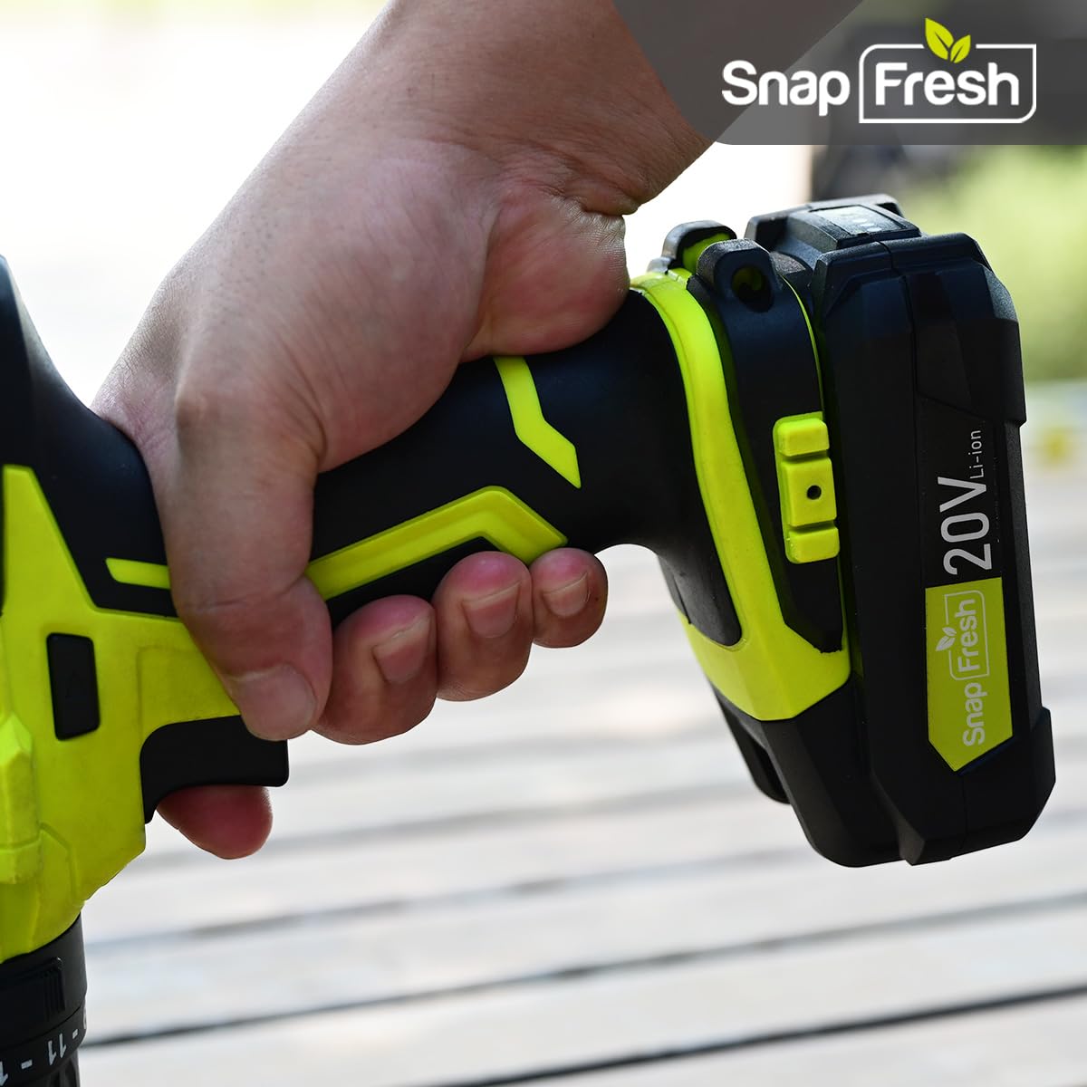 SnapFresh 20V 2.0Ah Li-ion Battery, (Not Compatible with Other Brands), Lithium-Ion Battery Support Fast Charging(BBT-DC20A) SnapFresh