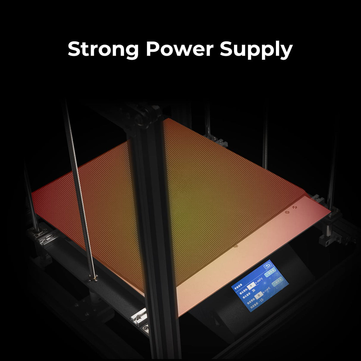 Creality 3D Printer Ender 5 Plus Printer with Auto Bed Leveling Sensor Kit, Dual Z-Axis Touch Screen and Glass Bed Large Printing Size 350x350x400mm Creality