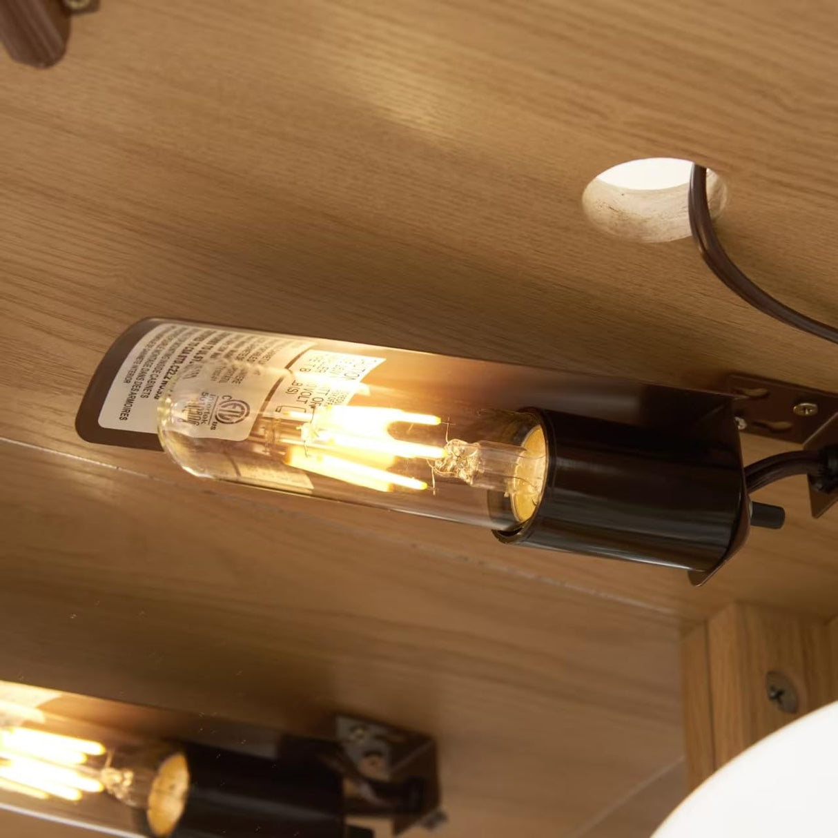 Corner Curio Cabinet with Glass Doors, Lighted Display Case, Adjustable Shelves, Freestanding Display Cabinets for Collectibles, Bar Glass Liquor Storage, Medals& Antique Collection (Light Oak) GOAWGO