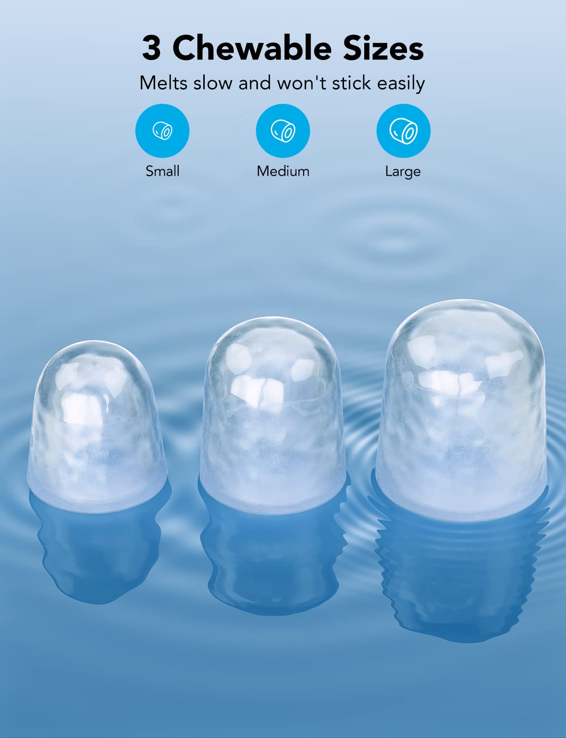 GoveeLife Smart Ice Maker Machine Countertop with Self Cleaning, Voice Remote, 26lbs in 24Hrs, 9 Ice Cubes in 6 Minutes 3 Sizes, Portable Ice Makers with Basket and Scoop, for Home Kitchen Camping RV GoveeLife