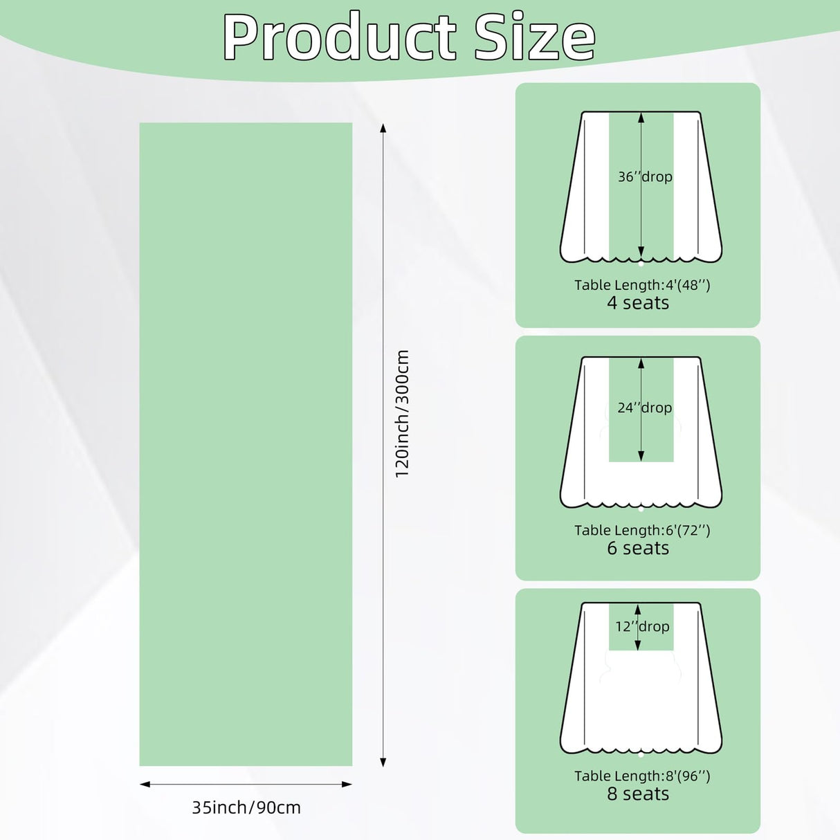 Keketoarrange Sage Green Table Runner Cheesecloth 120 Inch 10 FT Rustic Boho Cheese Cloth Table Runner for Wedding Baby Shower Bridal Shower Sheer Gauze Centerpiece Home Decorations Keketoarrange