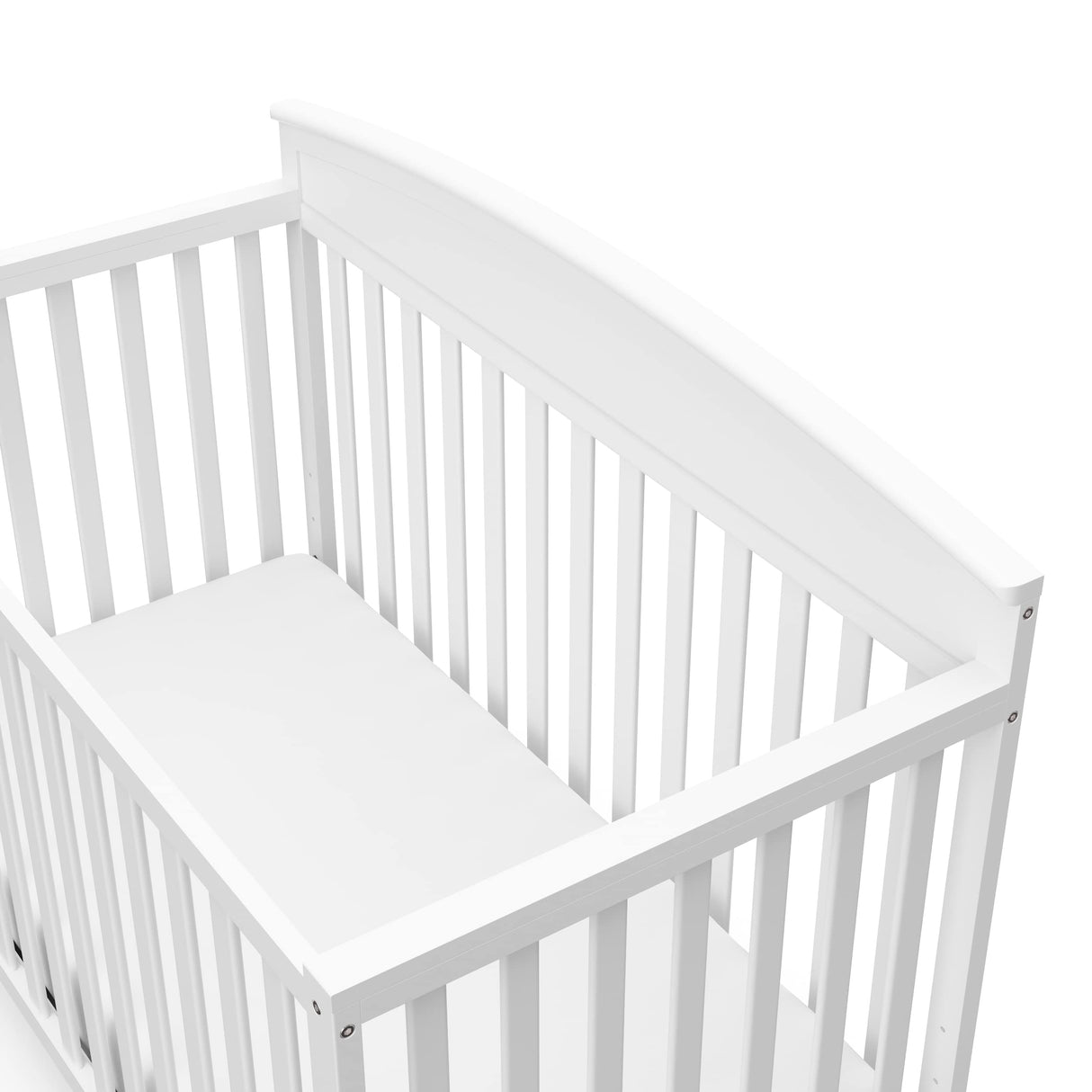 Graco Benton 5-in-1 Convertible Crib (White) – GREENGUARD Gold Certified, Converts from Baby Crib to Toddler Bed, Daybed and Full-Size Bed, Fits Standard Full-Size Crib Mattress Graco