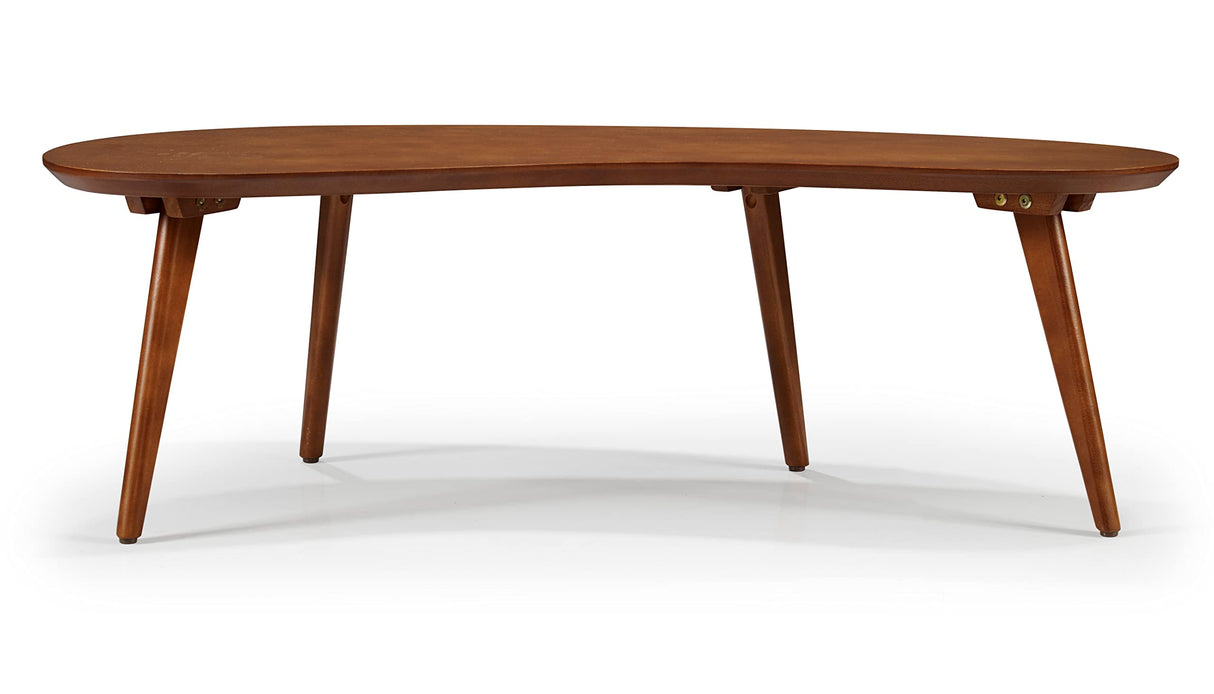 Camaflexi Mid Century Modern Coffee Table, Castanho Camaflexi