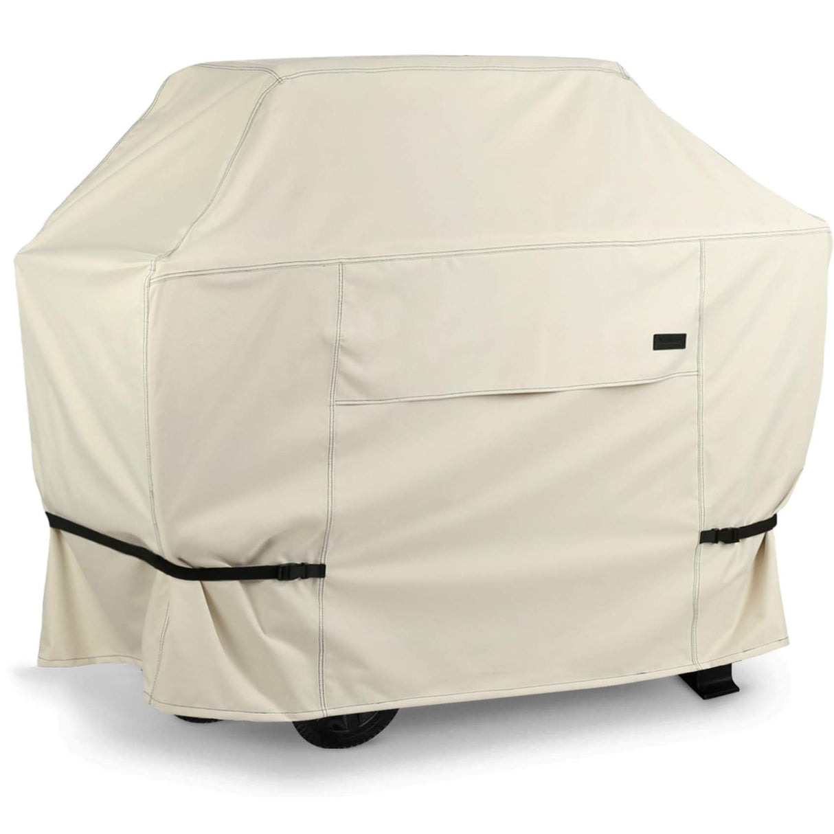 NettyPro Gas BBQ Grill Cover 56 Inch Waterproof 600D Heavy Duty Outdoor Barbecue Cover for Char-Broil, Brinkmann, Nexgrill Grills and More, Beige NettyPro