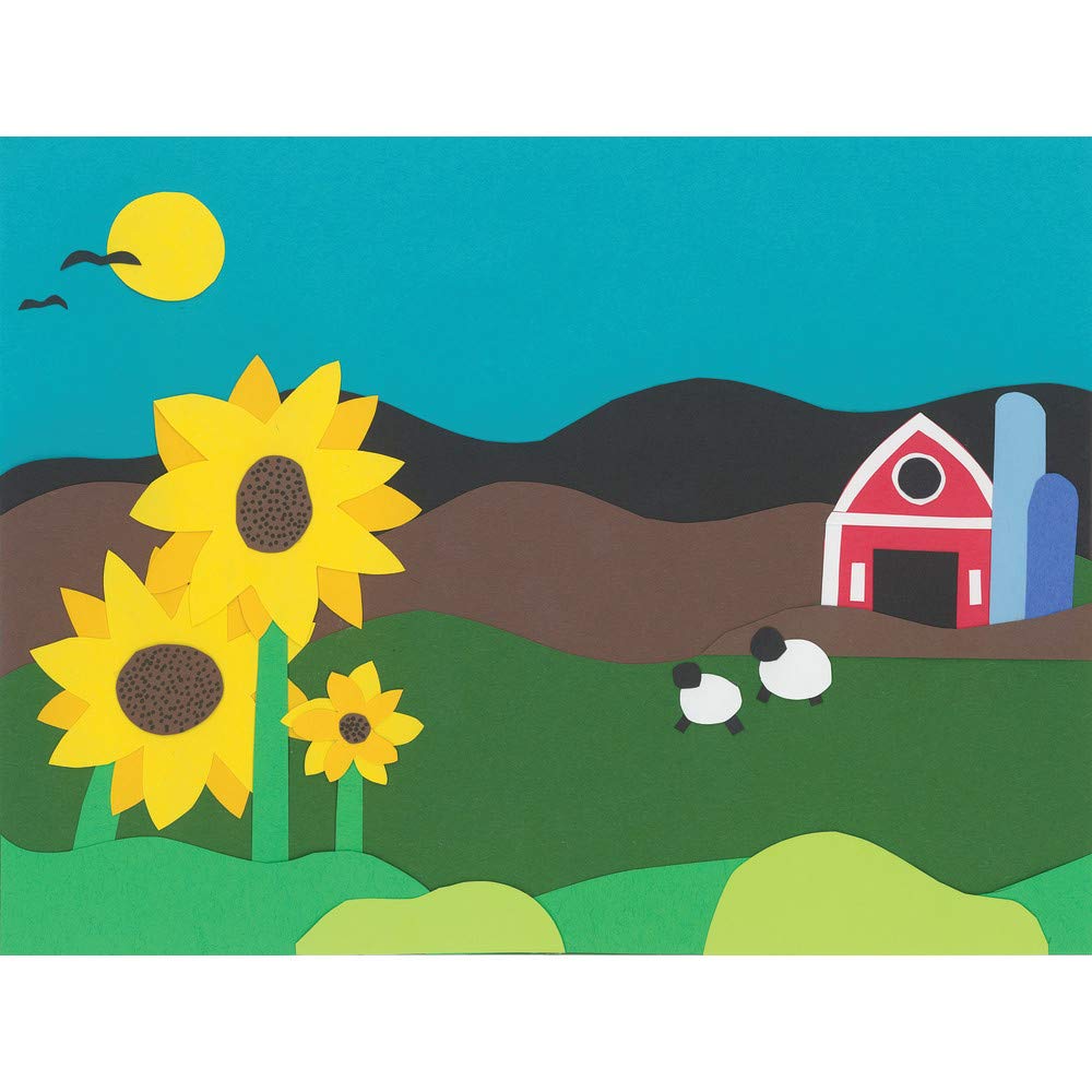 Tru-Ray Construction Paper P103031, 10 Classic Colors, 9" x 12", 50 Sheets Tru-Ray