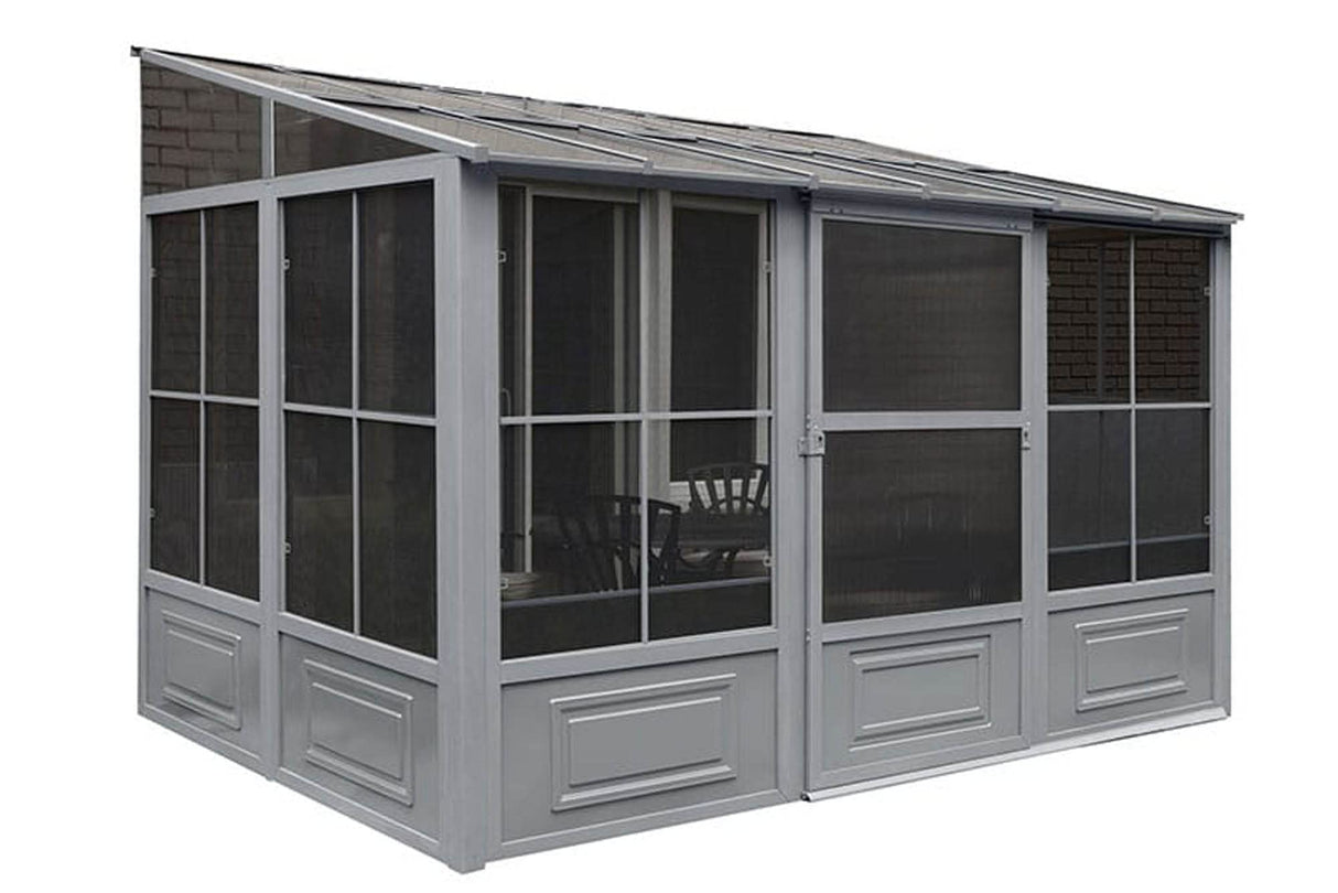 Gazebo Penguin W1207 Add-a-Room All-Season Solarium, 8 by 12', Slate Gazebo Penguin