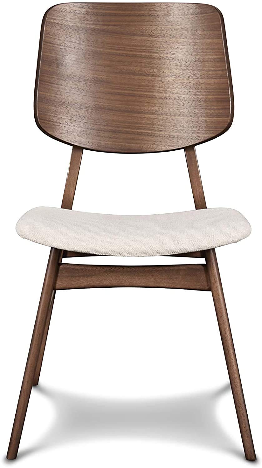 New Classic Furniture Mid-Century Modern Oscar Dining Table, 60-Inch, Walnut New Classic Furniture