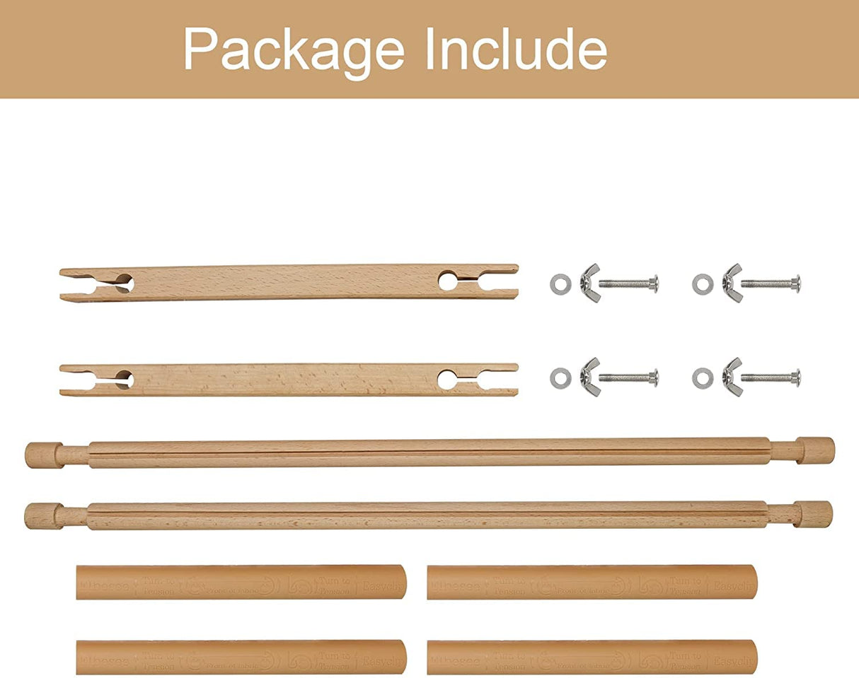 Beech Wood Tapestry Scroll Embroidery Frames, Needlepoint Cross Stitch Holder, Quilting Frames, Needlepoint Holder, Stitching Frame for Sewing, Cross Stitch, Embroidery Projects ziqianhard