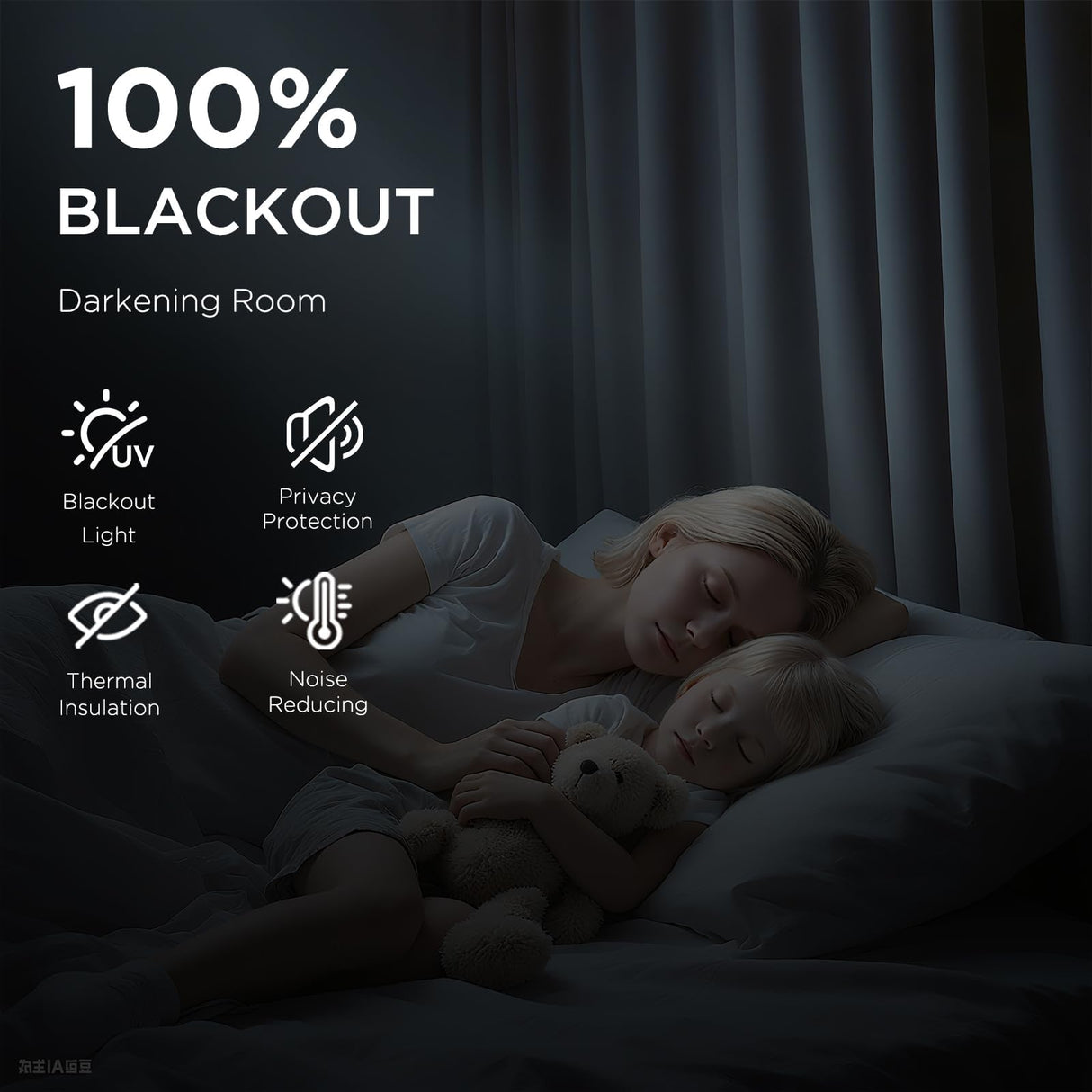 CUCRAF 100% Blackout Window Curtains 84 inches Long 2 Panels Set, Faux Linen Look Thermal Insulated Grommet Drapes, Room Darkening Curtain for Bedroom Living Room(W52 x L84 Inch, Light Khaki) CUCRAF