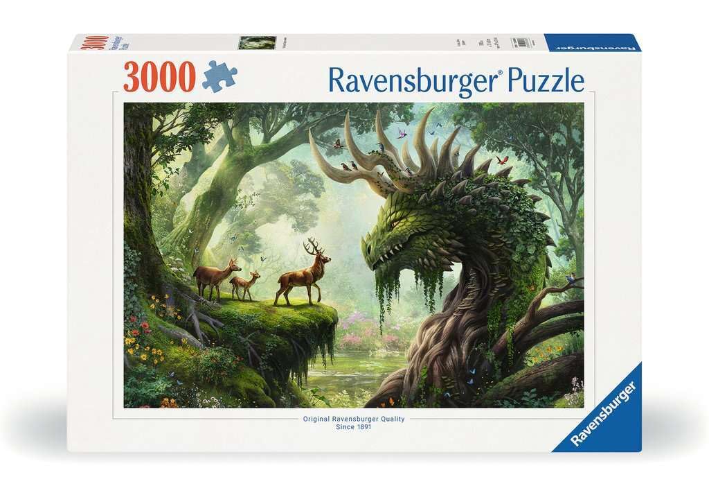 Ravensburger The Forest Dragon Awakes 3000 Piece Jigsaw Puzzle for Adults - 12000808 - Handcrafted Tooling, Made in Germany, Every Piece Fits Together Perfectly Ravensburger