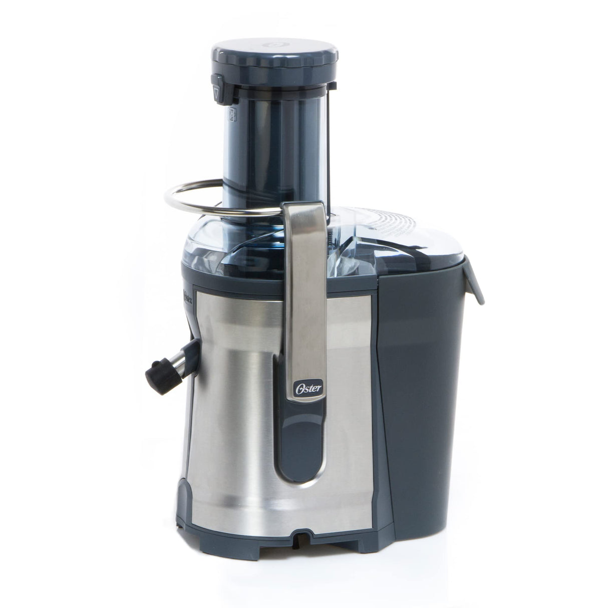 Oster Easy-to-Clean Professional Juicer, Stainless Steel Juice Extractor, Auto-Clean Technology, XL Capacity, Gray Oster