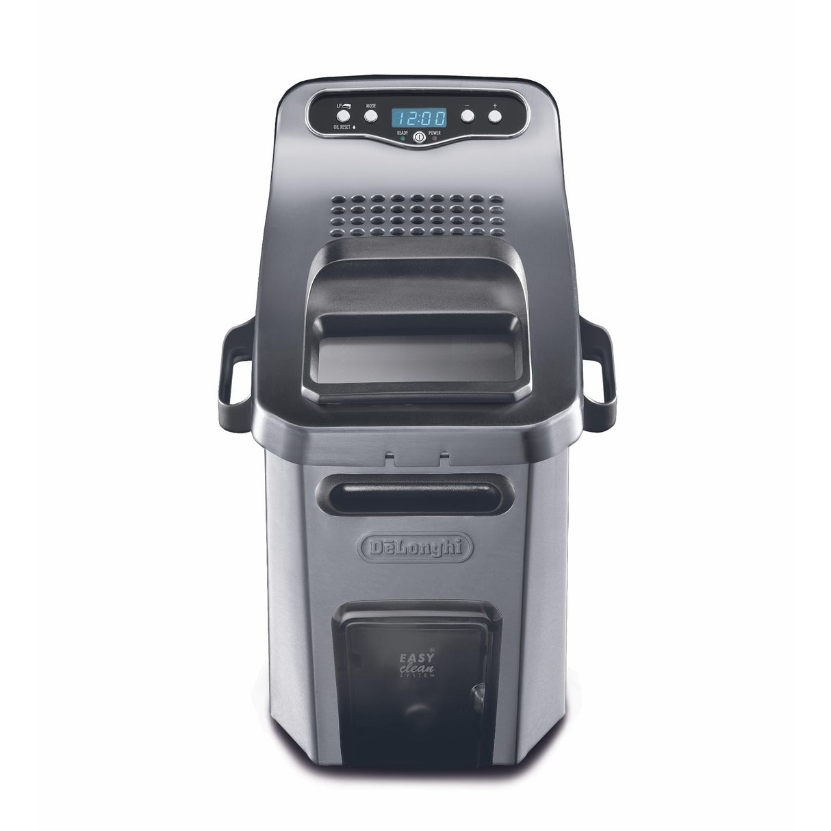 DeLonghi Livenza Deep Fryer, Silver - 1-Gallon Oil Capacity - EasyClean System - Adjustable Thermostat - Cool Touch Handles - Dishwasher Safe De'Longhi