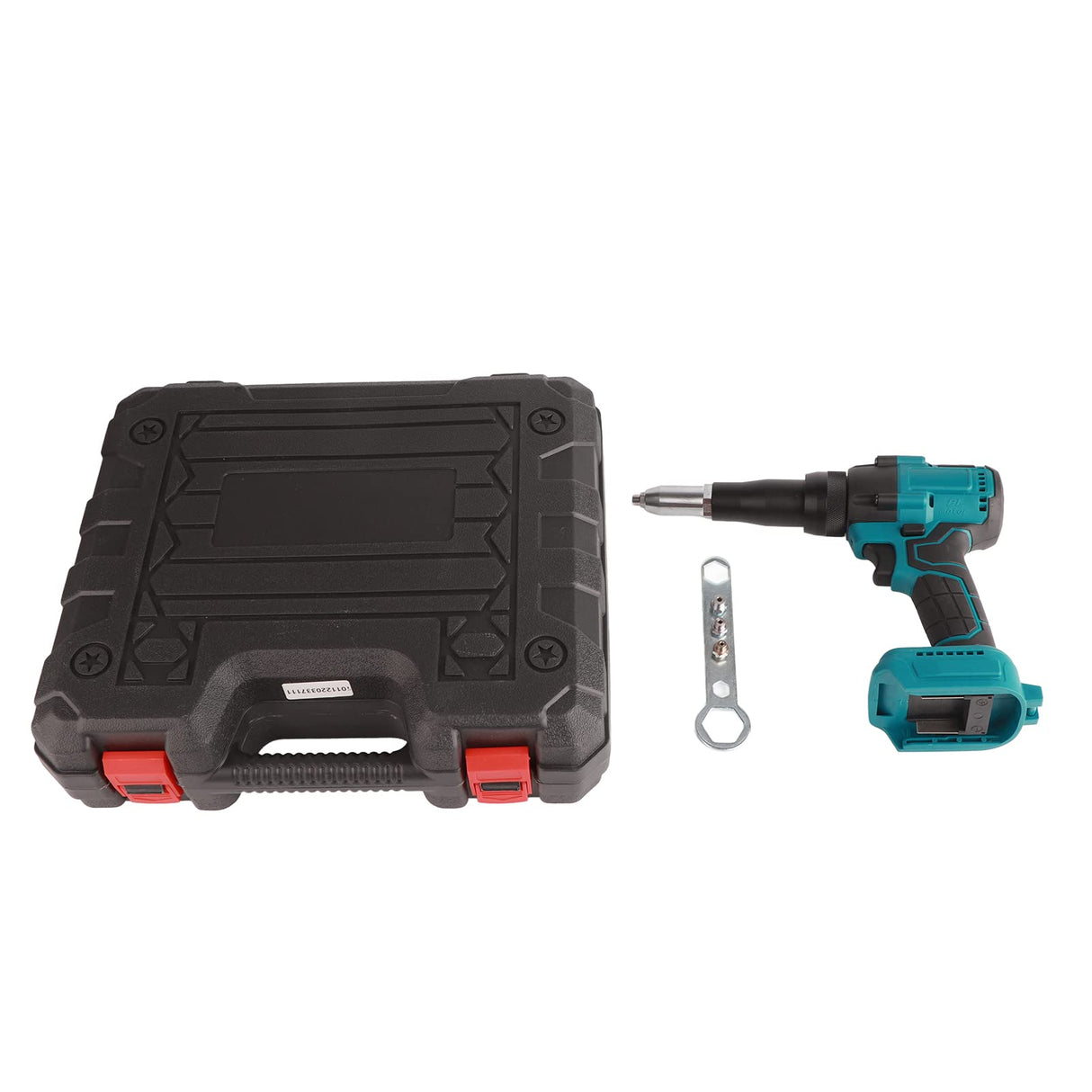 Okuyonic Cordless Brushless Rivet Hand Tool, 360W Maximum Output Power Simple Brushless Cordless Rivet Gun 2.4?4.8mm Automatic Riveter for Office Building Okuyonic