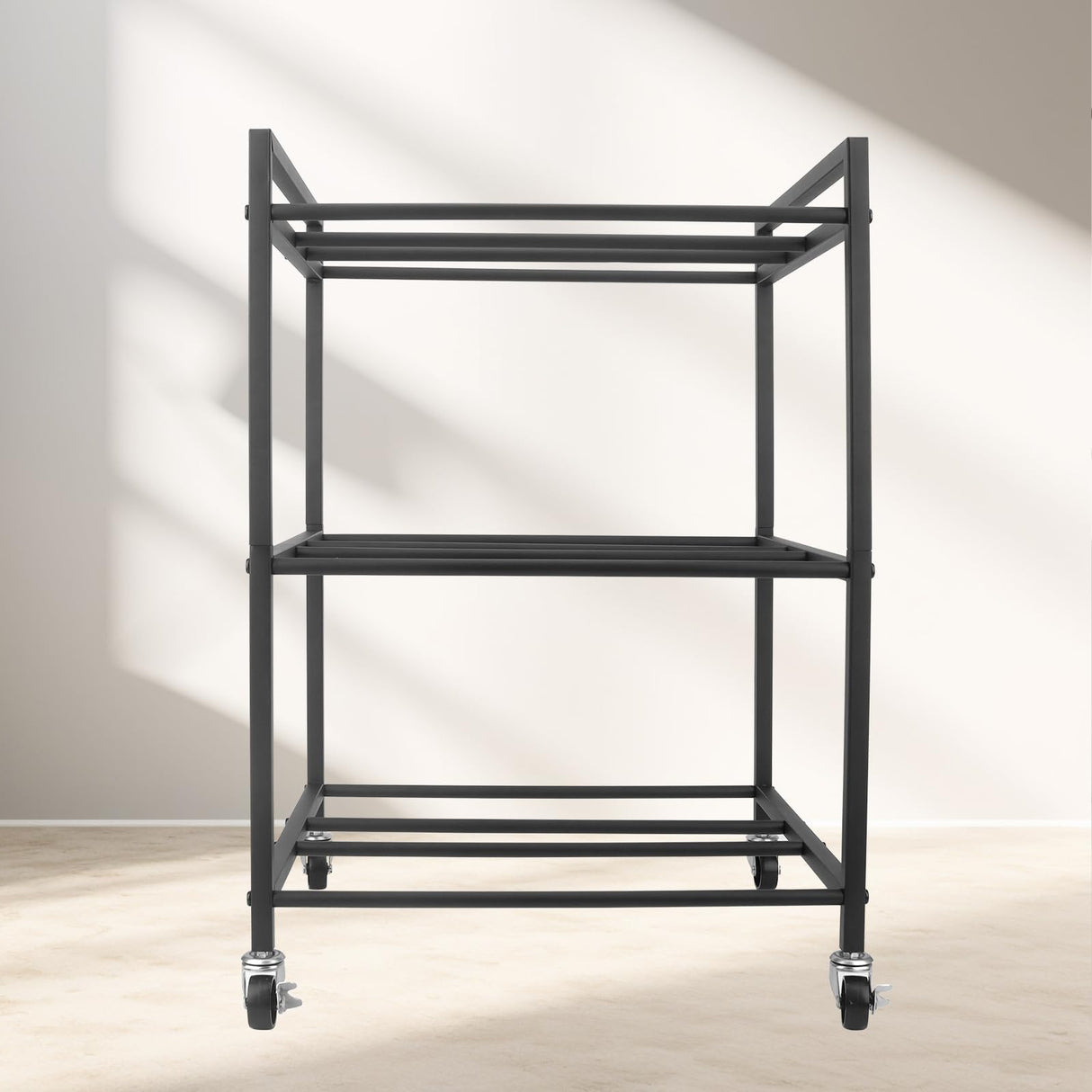 3D Printer Filament Storage Rack, 360°Rolling Filament Spool Holders Racks with Wheels, Heavy Duty Metal Shelf for PLA/ABS/TPU,Filaments Organzied for 3D Printing Wanyshapy