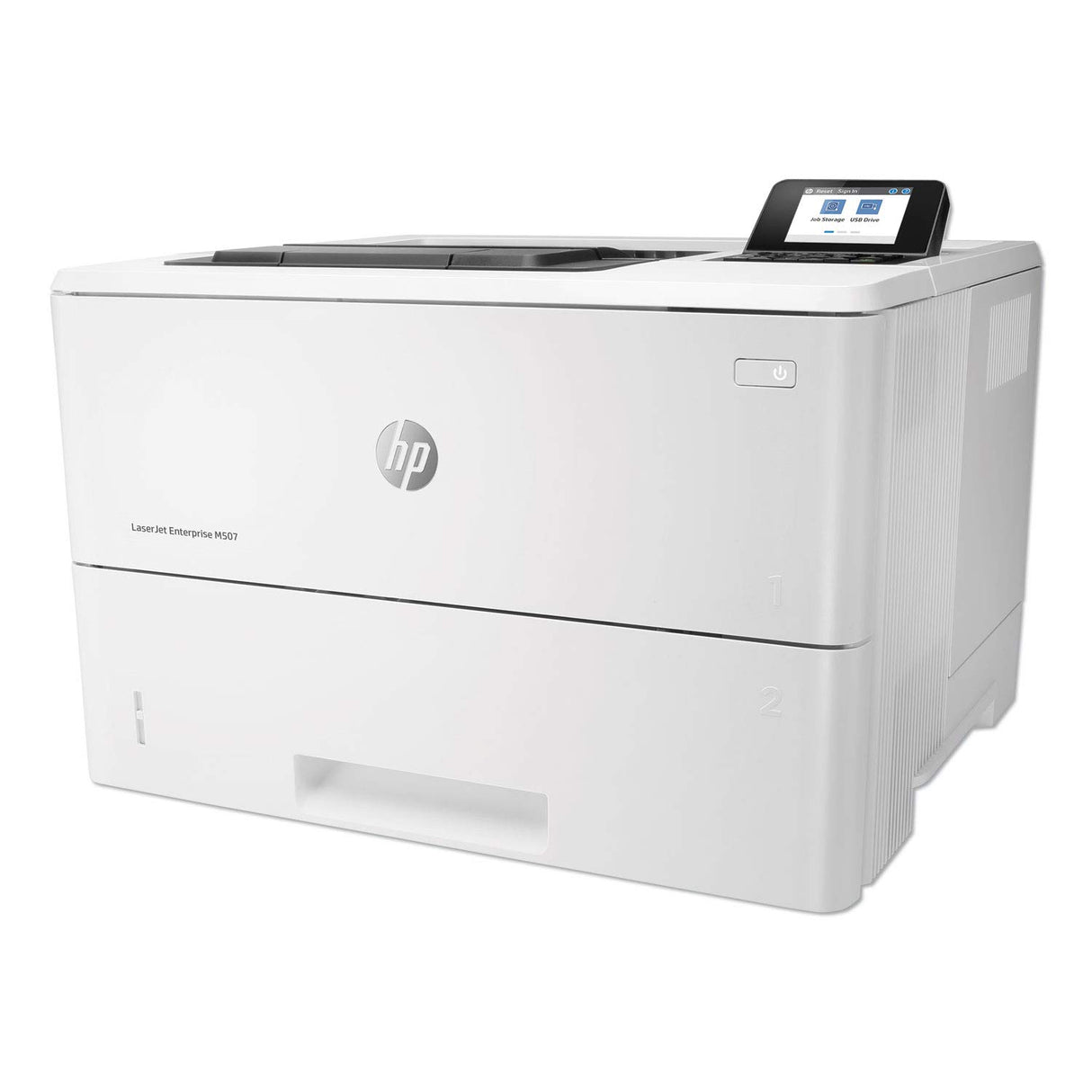 HP LaserJet Enterprise M507n Monochrome Printer with built-in Ethernet (1PV86A), White HP