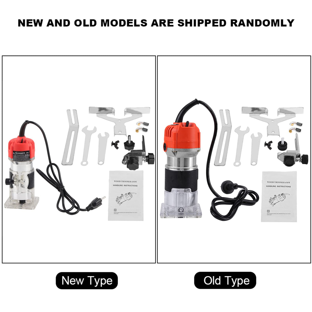 GOTOTOP Wood Router Tool Handheld Laminate Router 110V 30000R/Min Electric Hand Trimmer Wood Laminator Router Tool Set For Fast And Accurate Cut US Plug GOTOTOP