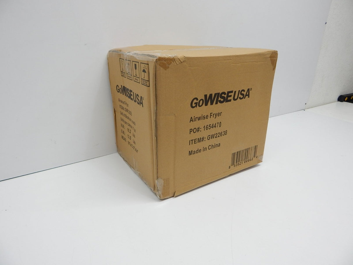GoWISE USA 3.7-Quart Programmable Air Fryer with 8 Cook Presets, GW22638 - Black GoWISE USA