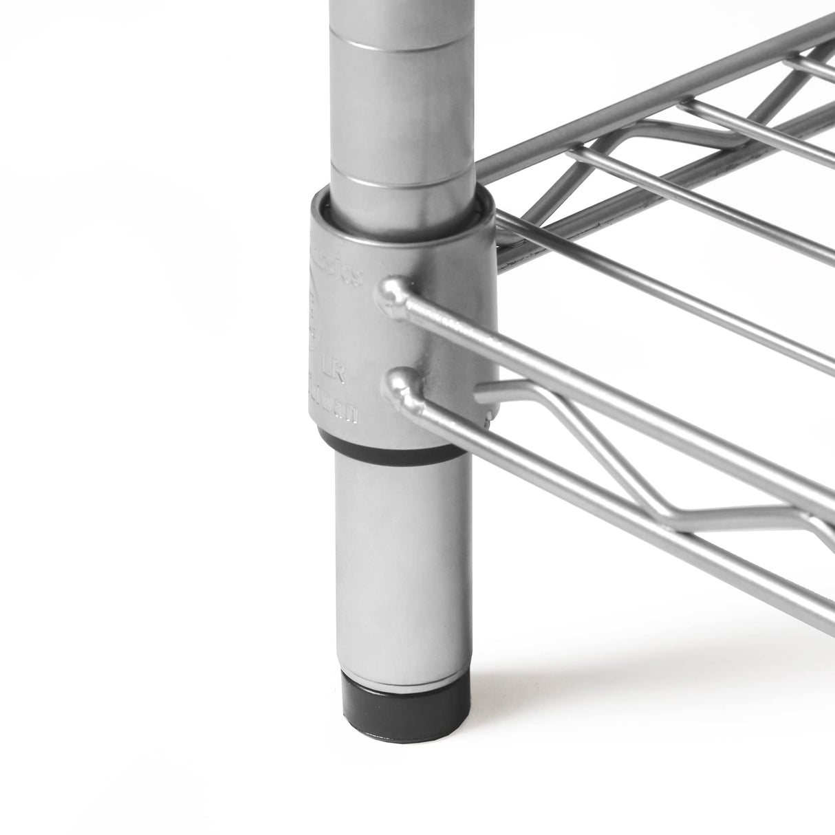 Seville Classics Solid Steel Wire Shelving Storage Unit Adjustable Shelves Organizer Rack, for Home, Kitchen, Office, Garage, Bedroom, Closet, Silver, 4-Tier, 36" W x 14" D Seville Classics