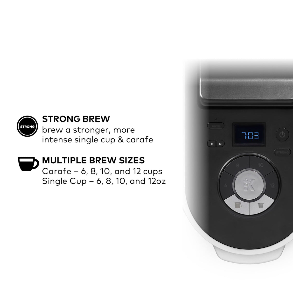 Keurig K-Duo Plus Single Serve & Carafe Coffee Maker, Multi-Position 60oz Removable Reservoir, Programmable Auto Brew Carafe, Black Keurig